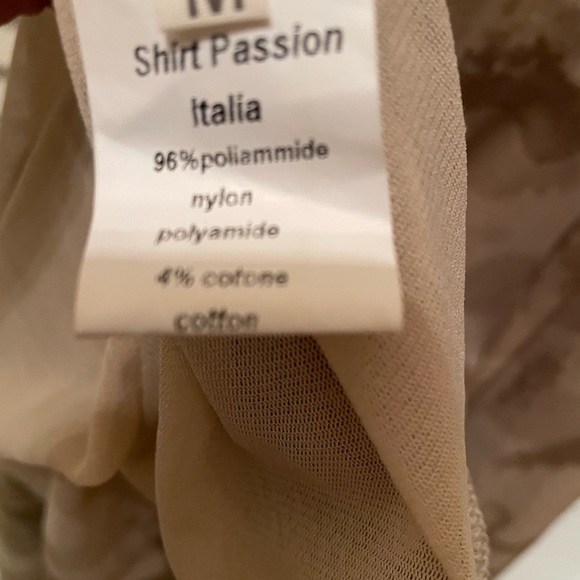 Shirt Passion Italy dress. Size M. Coffee color. - Picture 3 of 3